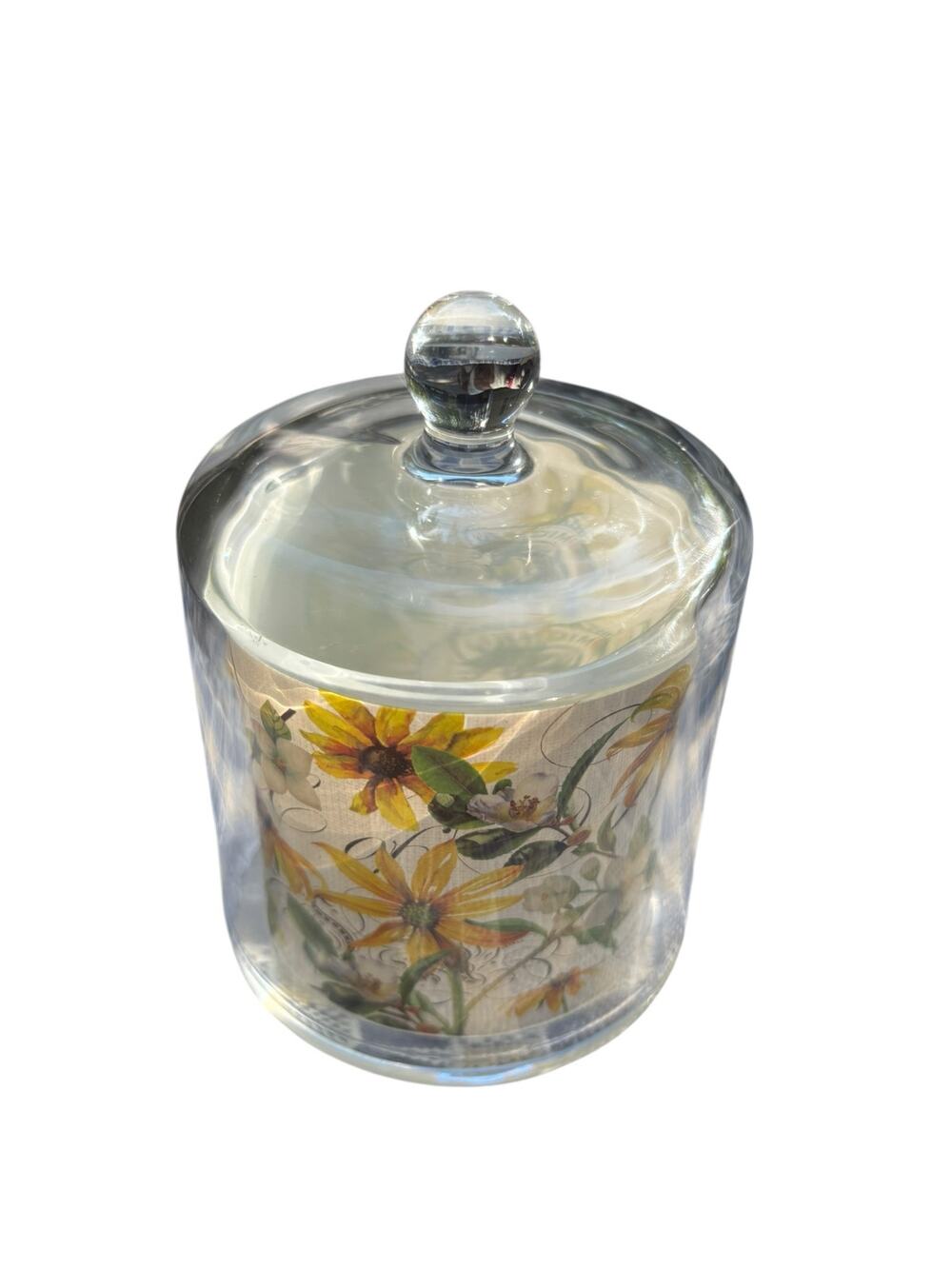 Stonewall Kitchen Butter Bell Jar Michel Designs Floral Country Farmhouse